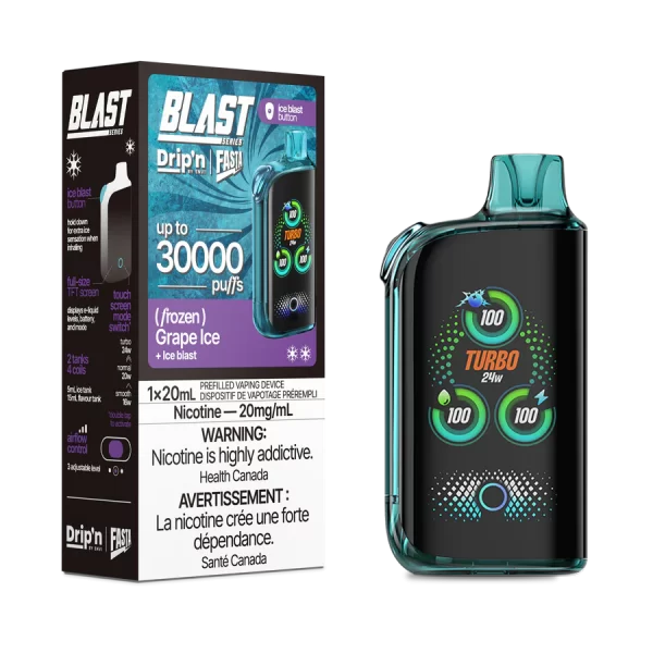 Drip'n Blast 30K Grape Ice Disposable Vape