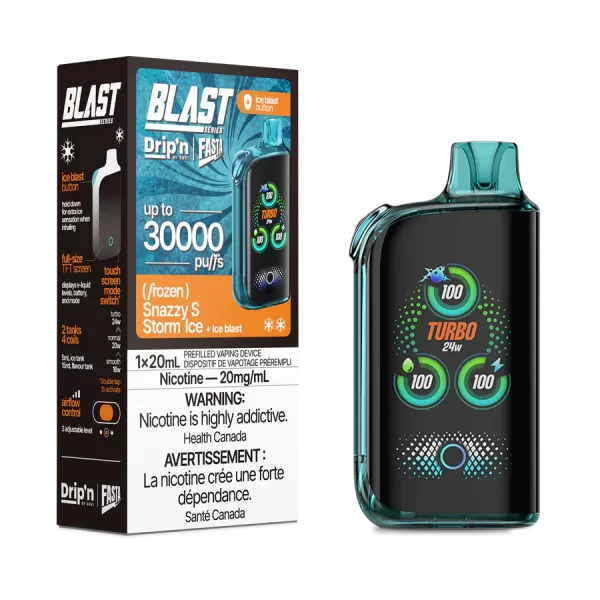 Drip'n Blast 30K Snazzy Storm Ice Disposable Vape