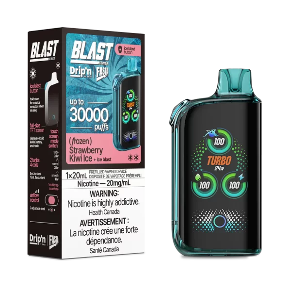 Drip'n Blast 30K Strawberry Kiwi Ice Disposable Vape