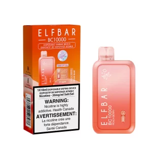 ELF BAR 10000 PEACH BERRY RECHARGEABLE DISPOSABLE VAPE