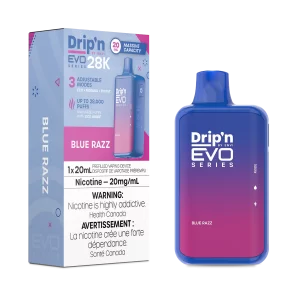 ENVI Drip'n 28K Blue Razz Disposable Vape