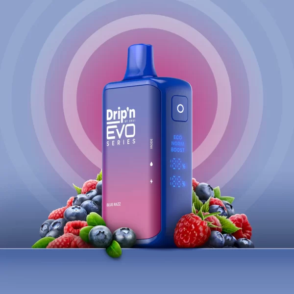 ENVI Drip'n 28K Blue Razz Disposable Vape