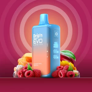 ENVI Drip'n 28K Raspberry Peach Mango Ice Disposable Vape