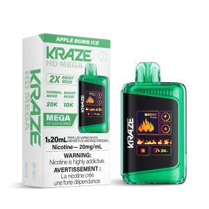 KRAZE MEGA 20K APPLE BOMB ICE DISPOSABLE VAPE