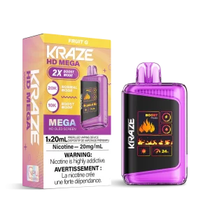 KRAZE MEGA 20K FRUIT G ICE DISPOSABLE VAPE