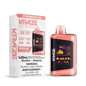 KRAZE MEGA 20K STRAWBERRY ICE DISPOSABLE VAPE