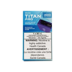 Stlth Titan 15k Pro Blue Razz Ice Disposable